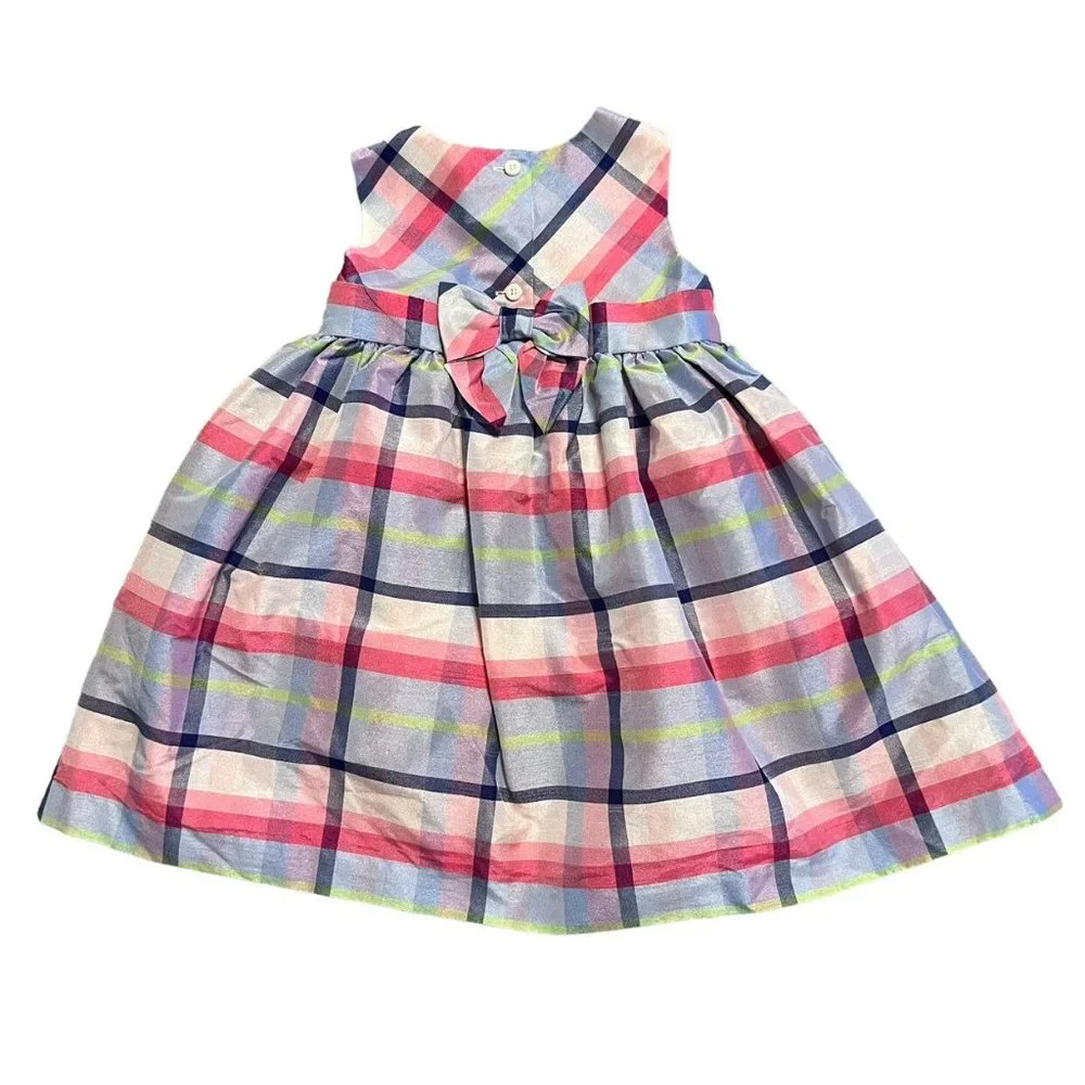 NEW Gymboree 12-18m Plaid Special Occasion Party Dress